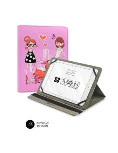 pul liFunda para Tablet compatible con todos los modelos de hasta 101 li liResistente material exterior con acabado en simil pi