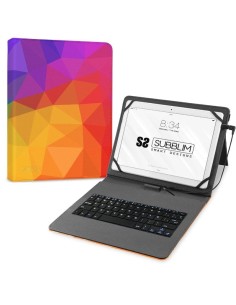 h2Funda con Teclado Micro USB 8211 Type C KEYTAB USB 11 Triangulos h2 Lleva la informatica movil a otro nivel gracias a este te