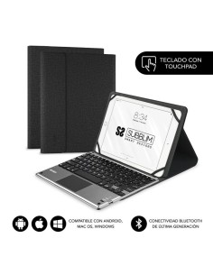 ppEste Teclado Bluetooth con TouchPad activo extraible de Subblim va acompanado de una funda de alta calidad valida con todas l