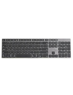 pTeclado de Aluminio Wireless con tecnologia Bluetooth 30 compatible con dispositivos Apple Android y Windows De diseno Slim co