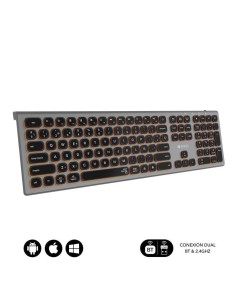 pLa fina linea entre el ocio y el trabajo se desdibuja con un teclado iluminado extendido y conectividad dual por Bluetooth o r