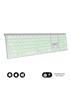 pLa fina linea entre el ocio y el trabajo se desdibuja con un teclado iluminado extendido y conectividad dual por Bluetooth o r