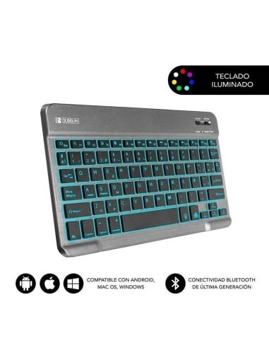 p pdivSmart Backlit BT es el teclado ideal para transportar en cualquier lugar gracias a su reducido tamano y peso ultraligero 