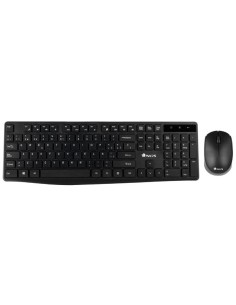 pNGS Allure Kit es un conjunto de teclado y raton inalambricos de 24 GHz con teclas multimedia y diseno elegante slim que facil