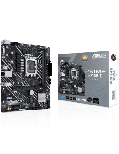 h2Zocalo de placa base ASUS PRIME H610M E CSM Intel LGA 1700 h2p pp pdivdivIntel H610 mATX memoria DDR5 PCIe 40 2x M2 encabezad