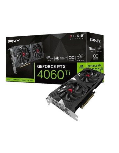 ph2PNY GeForce RTX8482 4060 Ti 16GB XLR8 Gaming VERTO8482 Overclocked Dual Fan DLSS 3 h2h2Multiprocesadores de transmision NVID