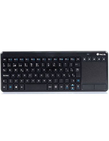 h2TV WARRIOR h2divbTECLADO INALaMBRICO CON TOUCHPAD CON TECLAS MULTIMEDIA DE 24 GHZ bbr divdivp style ulliTeclado inalambrico d