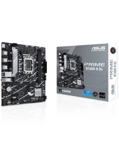 h2PRIME B760M R D4 h2pASUS PRIME B760M R D4 una placa base Intel B760 LGA 1700 micro ATX con PCIe 40 dos ranuras PCIe 40 M2 DDR