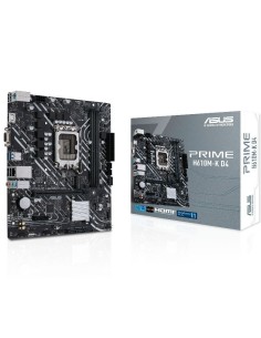 ph2ASUS Prime H610M K D4 Placa base micro ATX Intel H610 LGA 1700 con DDR4 PCIe 40 ranura M2 Realtek 1 Gb Ethernet HDMI D Sub p