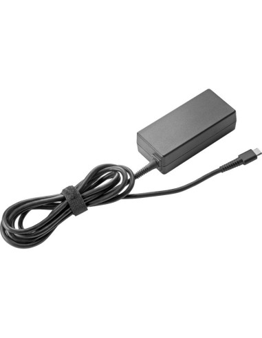 brh2HP 45W USB C AC Adapter h2El adaptador de CA HP USB C8482 de 45 W admite tres voltajes diferentes con un conector mas delga