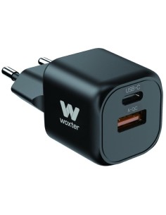 h2WOXTER 2PORT MINI CHARGER Mini cargador rapido de 20W h2divpMini Cargador Rapido 1 Toma USB C USB A ppPuedes cargar un dispos