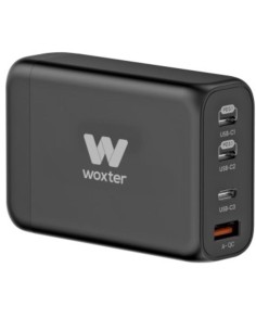 h2WOXTER 140W 4PORT 1USBA3C 5A CABLE C h2divpCargador Rapido 140W GaN 3 Tomas USB C USB A ppPuedes cargar tres dispositivo USB 