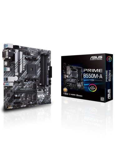 p ph2Placa Base micro ATX AMD B550 Ryzen AM4 con doble M2 PCIe 40 Ethernet de 1 Gb HDMI D Sub DVI SATA 6 Gbps USB 32 Gen 2 Tipo