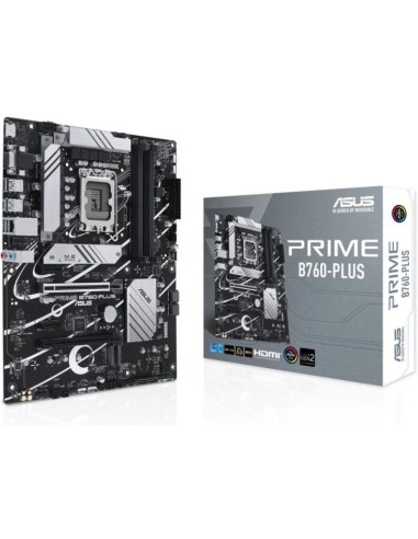 ph2ASUS Prime B760 PLUS una placa base Intel B760 LGA 1700 ATX con PCIe 50 tres ranuras PCIe 40 M2 DDR5 Realtek 25Gb Ethernet D