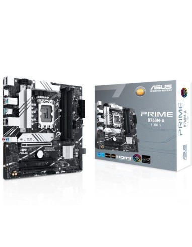 ph2Placa base IntelnbspnbspB760 LGA 1700 mATX con PCIe 40 DDR5 dos ranuras M2 Realtek 25Gb Ethernet DisplayPort Dual HDMI8482 S