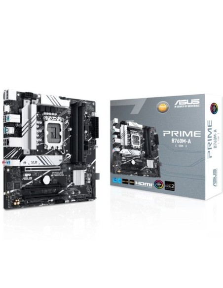ph2Placa base IntelnbspnbspB760 LGA 1700 mATX con PCIe 40 DDR5 dos ranuras M2 Realtek 25Gb Ethernet DisplayPort Dual HDMI8482 S
