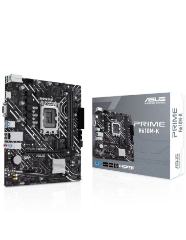 h2PRIME H610M K h2pIntel H610 LGA 1700 micro ATX motherboard DDR5 PCIe 40 M2 slot Realtek 1 Gb Ethernet HDMI8482 VGA USB 32 Gen