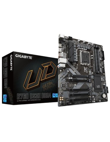 h2Placa Base Gigabyte B760 DS3H DDR4 h2ppulliIntel Socket LGA 1700 compatible con procesadores de la serie 13 y 12 liliRendimie