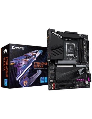 h2Z790 AORUS ELITE AX h2p pp pulliIntel Socket LGA 1700 compatible con procesadores de las series 14ª 13ª y 12ª generacion l