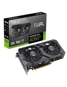 ph2ASUS Dual GeForce RTX8482 4060 Ti EVO OC Edition 8GB GDDR6 esta disenada para una amplia compatibilidad con diseno de ventil