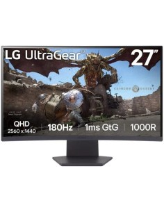 h2Monitor gaming LG UltraGear 27 684cm curvo 1000R 1ms 2560 x 1440 QHD 180Hz AMD FreeSync h2divh2Descubre la inmersion a 1000R 