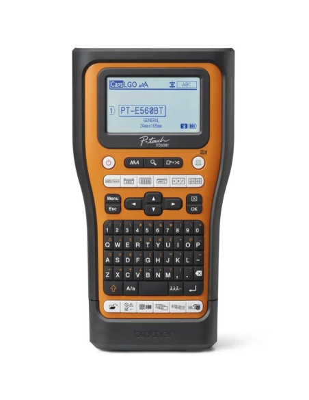 h2PT E560BTSP h2p ppRotuladora electronica profesional con conexion PC Bluetooth y amplio surtido de cintas ppLa rotuladora P T