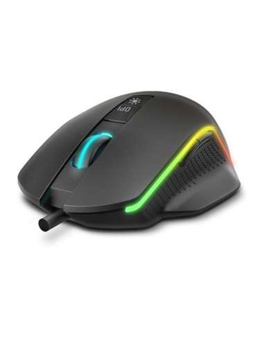 ph2KEOS h2h2RGB OPTICAL GAMING MOUSE h2ul liSensor optico de gran precision li liSoftware programable li li6 niveles de DPI 800