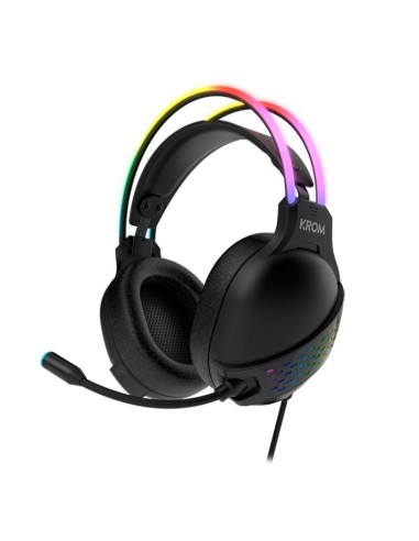 ph2KLAIM h2h2STEREO RGB GAMING HEADSET h2ul liAuriculares de 50 mm de gran calidad de sonido li liControl de volumen en el auri