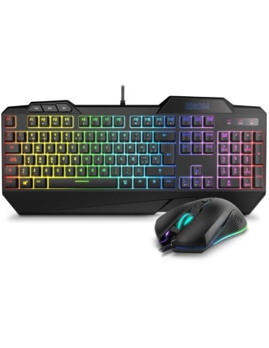 h2KRUSHER h2pKrom Krusher es el combo que te hara vencedor de la partida Por un lado el teclado semimecanico con RGB cuenta con