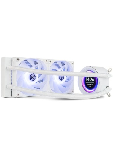 ph2X 240 LCD Blanco h2pLCD 240MM LIQUID COOLING SYSTEM pulliCompatible con Intel y AMD liliPantalla LCD personalizable liliDos 