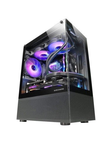 ph2MINITORRE GAMING MC SE h2La caja minitorre MC SE redefine tu espacio de juego con su avanzado modulo inferior AirTech Mesh o