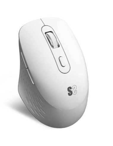 ph2CURVE ERGO DUAL MOUSE BATTERY WHITE h2pCon un elegante diseno ergonomico y un comodo apoyo para el pulgar este raton ha sido