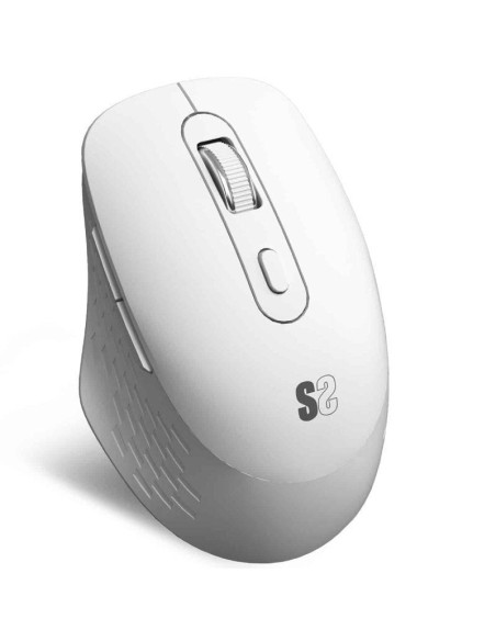 ph2CURVE ERGO DUAL MOUSE BATTERY WHITE h2pCon un elegante diseno ergonomico y un comodo apoyo para el pulgar este raton ha sido