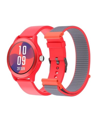 ph2SPC SMARTEE DUO VIVO h2pSmartwatch de 1278221 con pantalla tactil de alta definicion 3 colores disponibles 2 correas interca