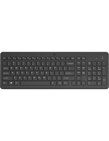 ph2Teclado inalambrico HP 220 h2El companero inalambrico ideal en tus desplazamientos Un teclado de tamano completo con todas l