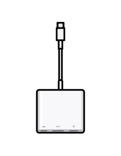 pul li h2Descripcion h2 li liEl adaptador multipuerto de USB C a AV digital te permite conectar tu Mac iPad o iPhone con USB C 