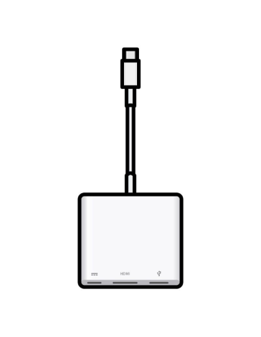 pul li h2Descripcion h2 li liEl adaptador multipuerto de USB C a AV digital te permite conectar tu Mac iPad o iPhone con USB C 