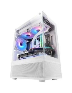 ph2MINITORRE GAMING MC SE h2pLa caja minitorre MC SE redefine tu espacio de juego con su avanzado modulo inferior AirTech Mesh 