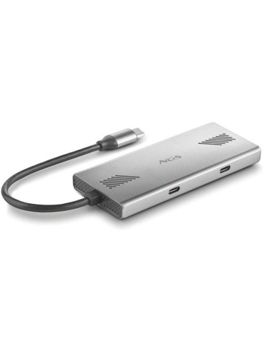 h2WONDERDUO C h2p pp pulliHub USB de 4 puertos 2 USB C 2 USB A elegante y portatil liliCompatible con MAC tabletas y PC portati