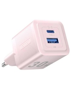 ph2Cargador GaN de 2 puertos USB C A 30W 30W h2divbr divp ph2Especificaciones h2ulliMarca liliVention liliColor liliRosa liliIn