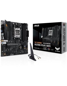 h2TUF GAMING A620M PLUS WIFI h2divpMotherboard AMD A620 Ryzen AM5 micro ATX con DDR5 PCIe 40 dos puertos M2 2 x DisplayPort HDM