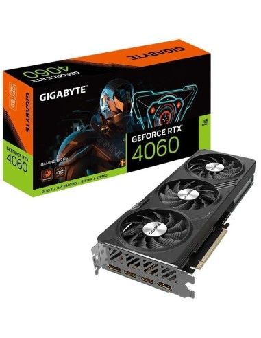 h2GeForce RTX8482 4060 GAMING OC 8G h2p pp pulliCon tecnologia NVIDIA DLSS 3 arco Ada Lovelace ultraeficiente y trazado de rayo