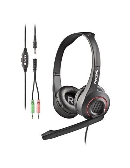 ph2MSX 10 PRO h2AURICULAR STEREO DE ALTA CALIDAD CON MICRoFONO AJUSTABLE CONEXIoN JACK 35MM Y ADAPTADOR DOBLE JACKbrbrul liAuri