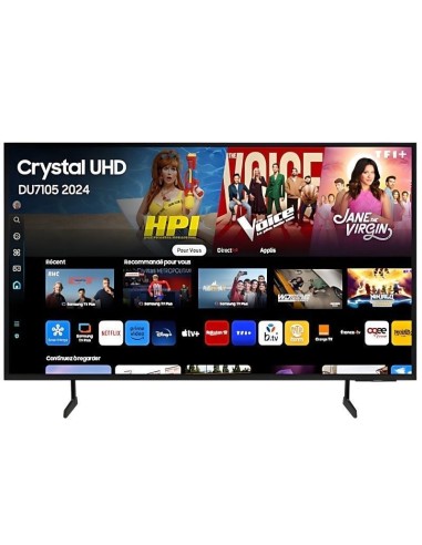 h2TV Crystal UHD 43 DU7105 2024 4K Smart TV h2divMas colores y mas detalles en 4K UHDbr divdivh2PurColor h2pbColores ricos y na