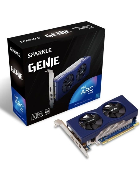 h2SPARKLE Intel Arc A380 GENIE 6GB GDDR6 SA380G 6G h2divh2CARACTERiSTICAS h2pulliSe incluye soporte corto gratuito liliDiseno d