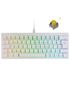 ph2Diseno ultra compacto h2pCon un formato ultra compacto al 60 el teclado gaming MKMINIPRO optimiza tu espacio sin sacrificar 