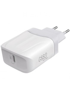 h2Myway Tipo C PD 20W blanco h2divpCarga tus dispositivos moviles de manera rapida y eficiente con nuestro cargador de parednbs