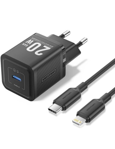 ph2Cargador GaN USB C de 1 puerto 20 W con cable USB C a USB C h2divbr divh2Especificaciones h2p pulliUSB C lilistrongCaparazon