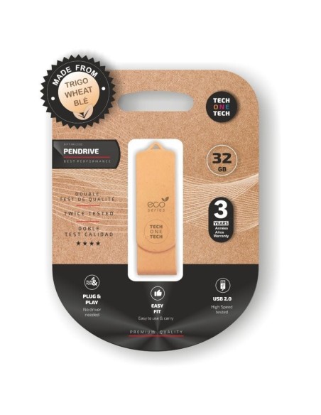 p pulliBiodegradablenbsp liliFabricado con paja del trigo excepto partes electronicas liliMemoria usb 32GB pendrive de la serie