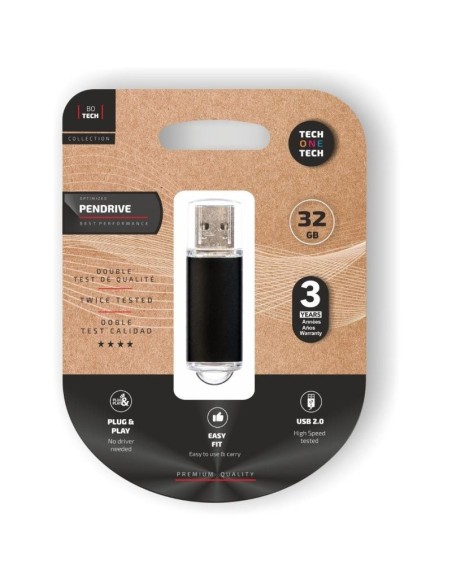 ph2Basic black pendrive 32 Gb memoria usb h2Interface USB 20 Compatible USB 30 USB 31 y 32 Velocidad minima de escritura garant